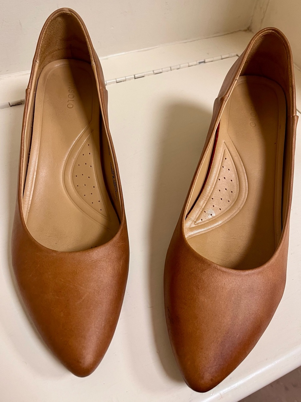 Nisolo Pointed Toe in Blush